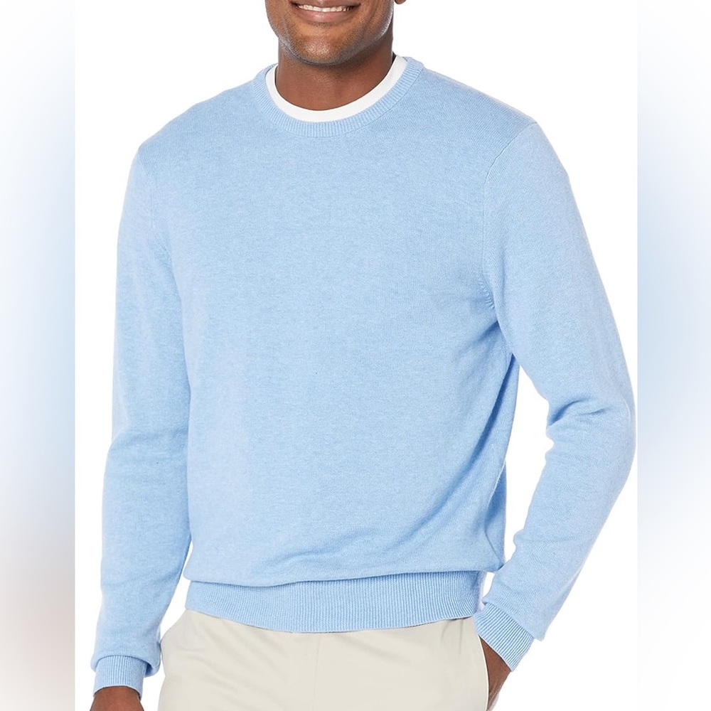 Porter & Ash Long Sleeve Crewneck Full Fashion Knit Light Weight Sweater